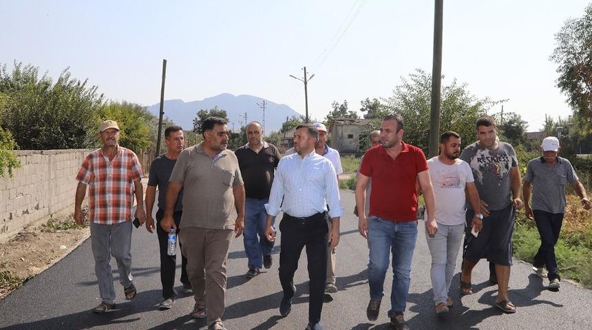 Herekli mahallesi 15 yıl sonra sıcak asfaltla tanıştı