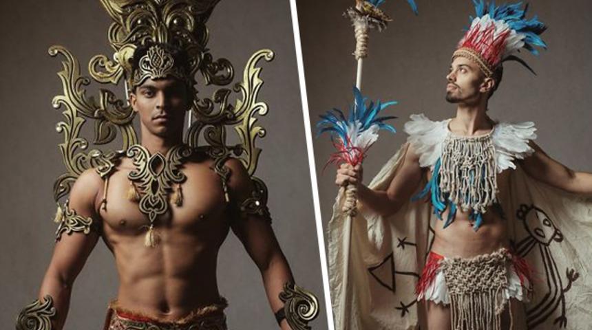 Mister Global 2019 yarışmasının kazananları belli oldu. İşte ülkelerin birbirinden ilginç ulusal kostümleri...