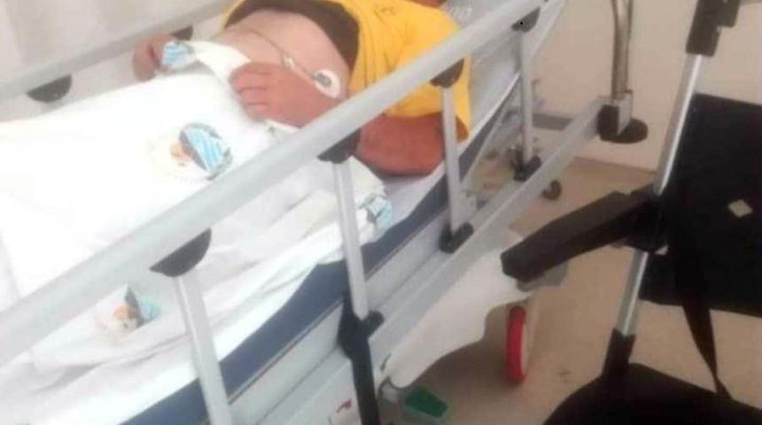 Ceviz &ccedil;ırparken elektrik akımına kapılıp yaralandı