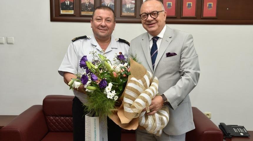 Başkan Erg&uuml;n&rsquo;den yeni komutan &lsquo;Hoş geldin&rsquo; ziyareti