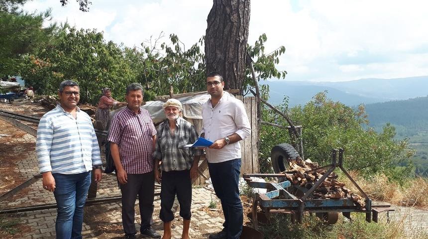 Binlerce fidanın takibi yapılıyor