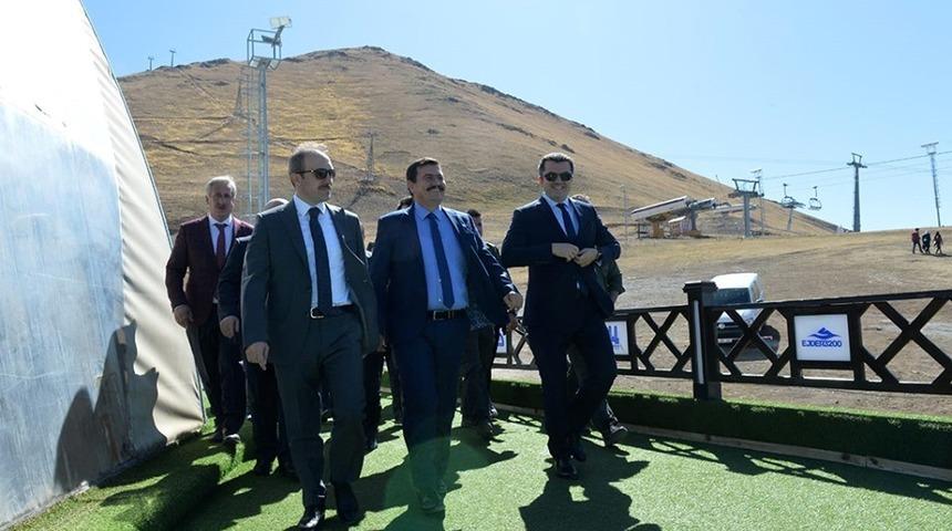 Erzincan ve Bayburt valisi Paland&ouml;ken&rsquo;i gezdi