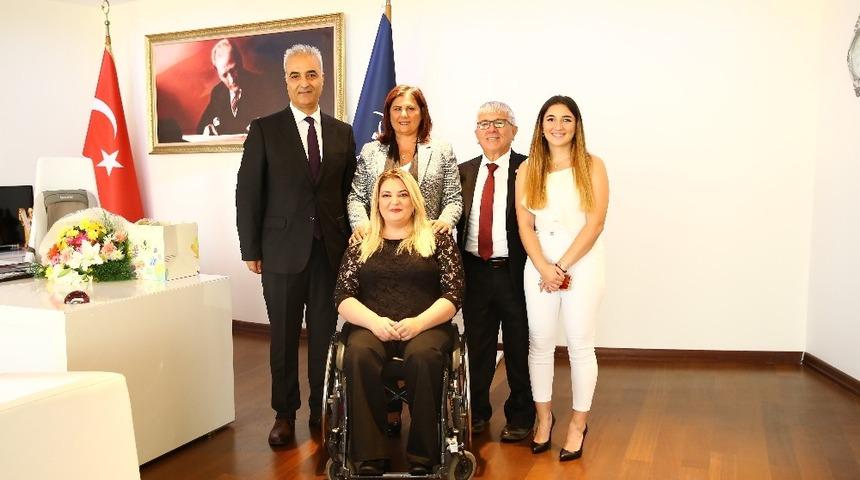 Türkiye Sakatlar Derneği’nden Başkan Çerçioğlu’na ziyaret