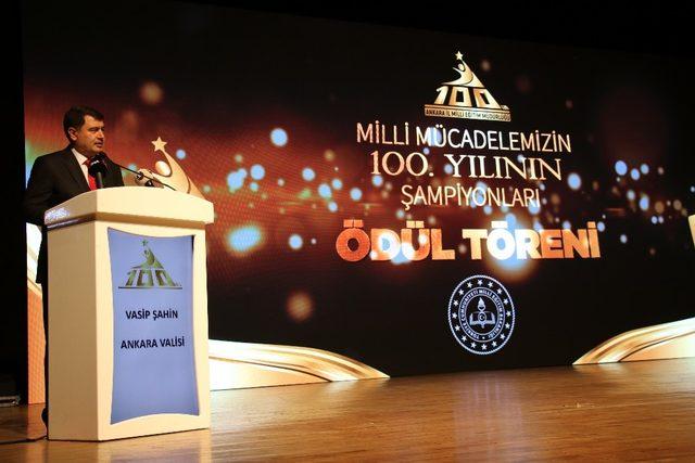 Milli Mücadelemizin 100’üncü Yıl Şampiyonları Ödülleri sahiplerini buldu