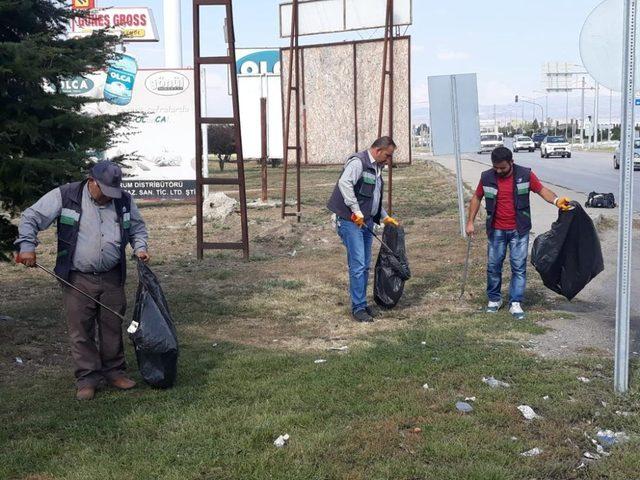 Çorum çevreyolunda hummalı çalışma