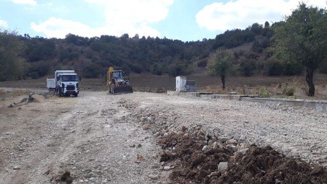 Akçapınar Çeşmesi’ne çevre düzenleme çalışması yapıldı