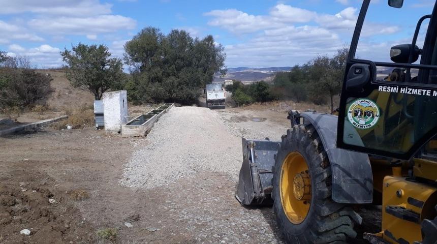 Akçapınar Çeşmesi’ne çevre düzenleme çalışması yapıldı