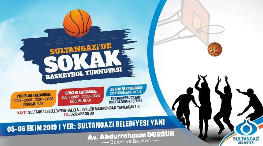 Sultangazi&rsquo;de 3x3 Sokak Basketbol Turnuvası başlıyor