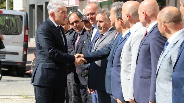 Gaziantep’ten Çanakkale’ye atanan İl Emniyet Müdürü Faruk Karaduman görevine başladı