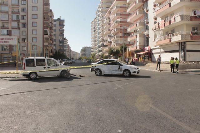 Diyarbakır’da trafik kazası: 2 yaralı