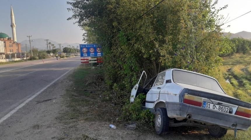 Kozan&rsquo;da trafik kazası: 1 yaralı