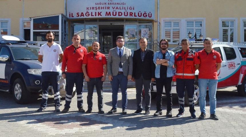 Kırşehir&rsquo;den Suru&ccedil;&rsquo;a 4 UMKE personeli uğurlandı