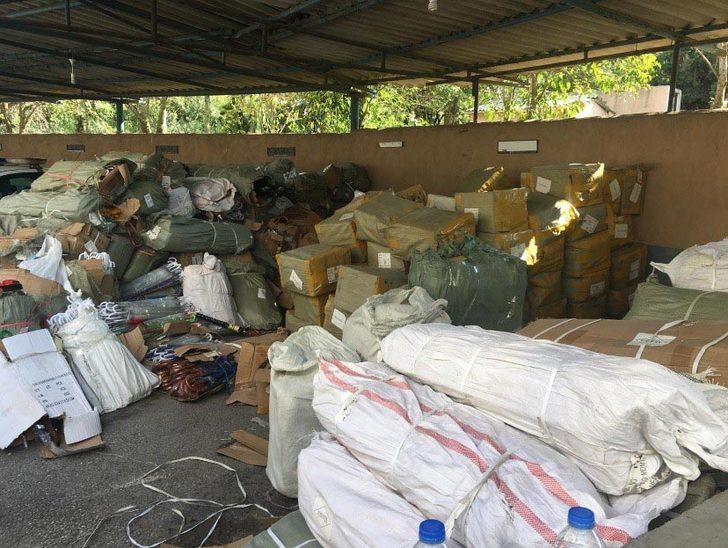 TEM'de durdurulan TIR'da 2 milyon TL’lik gümrük kaçağı eşya ele geçirildi G1