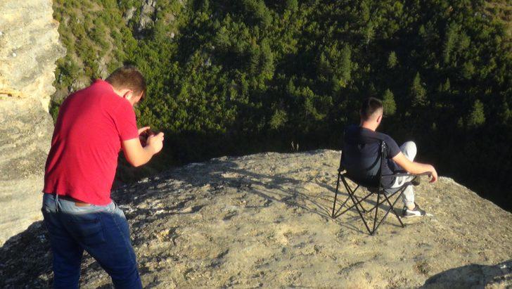 Ölüm riskine karşı telle çevrilen ‘taş teras’a ziyaretçi akını G1