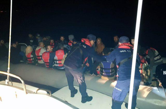 Bodrum açıklarında 51 kaçak göçmen yakalandı