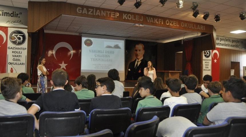 GKV&rsquo;de verimli ders &ccedil;alışma teknikleri anlatıldı