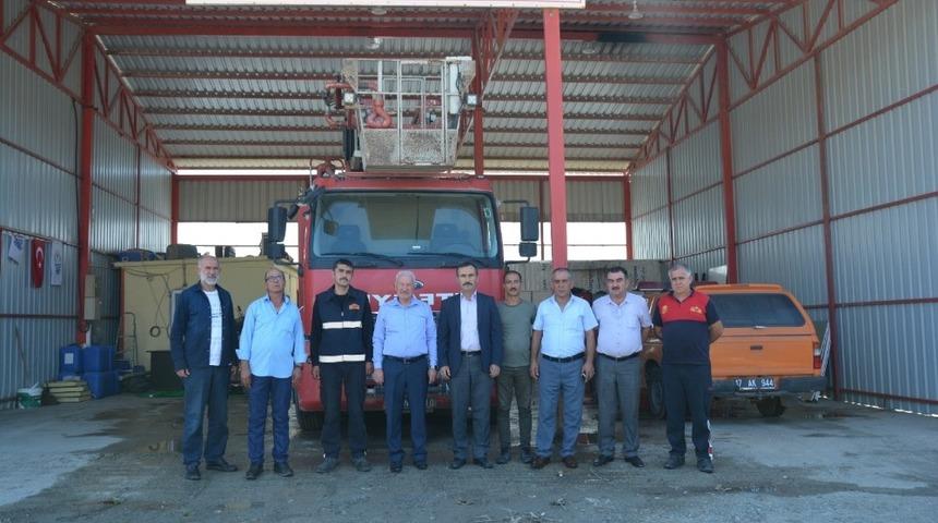 Başkan Yılmaz itfaiye erlerini ziyaret etti
