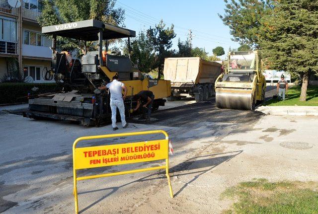 Tepebaşı Fen İşleri çalışmalarını sürdürüyor