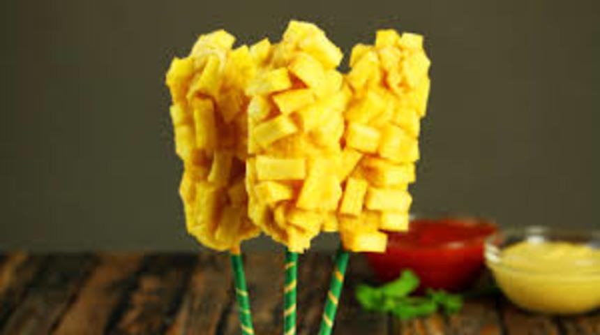 Çubukta Patatesli Köfte