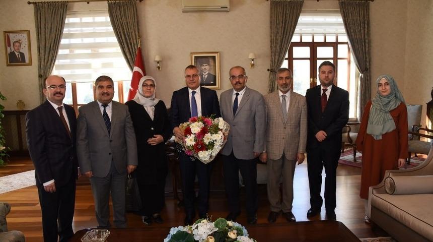 Vali Deniz, M&uuml;ft&uuml;l&uuml;k personelini ağırladı