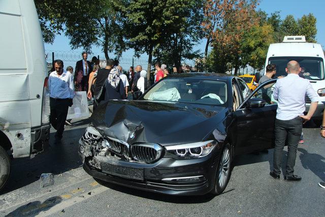 Beyoğlu'nda zincirleme trafik kazası