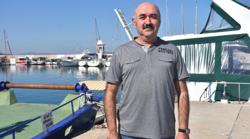 Ala&ccedil;atı a&ccedil;ıklarında balina heyecanı (2)