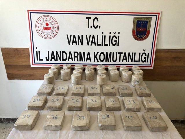 Van’da 20 kilo 503 gram eroin ele geçirildi