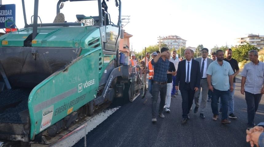 Başkan Opruk&ccedil;u, &ccedil;alışmaları yerinde denetliyor