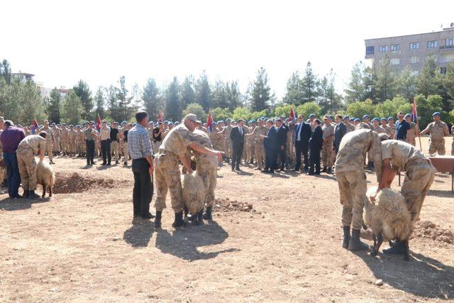 Siirt İl Jandarma Komutanlığı’nda kurban kesim töreni düzenlendi