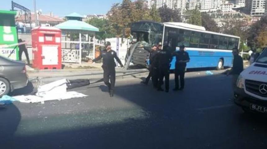 Ankara Mamak'ta duraktaki yayalara çarpmıştı! Karar verildi