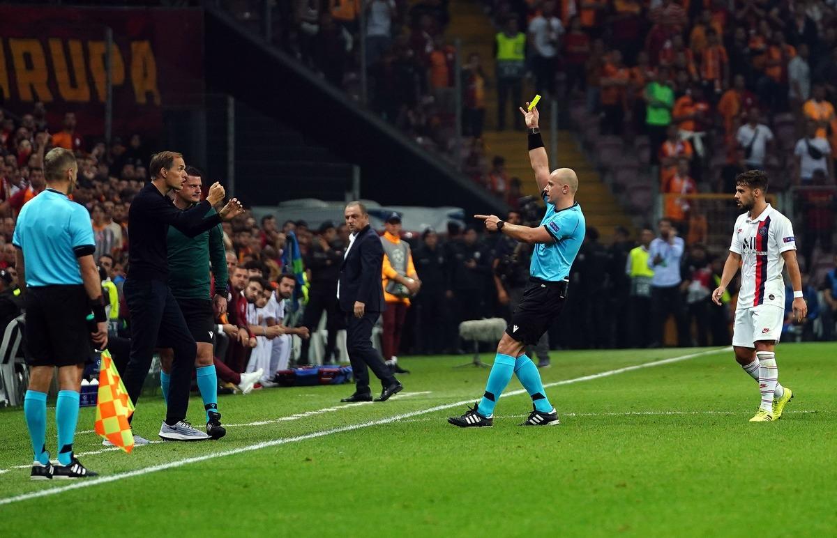 Thomas Tuchel, Şampiyonlar Ligi'nde sarı kart g&ouml;ren ilk teknik adam oldu