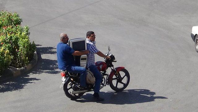 Kilis’te moto-kamyonetler yine trafikte