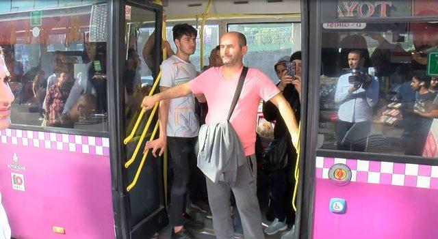 Halk otobüsünde hırsızlık alarmı... Şüpheli yakalandı