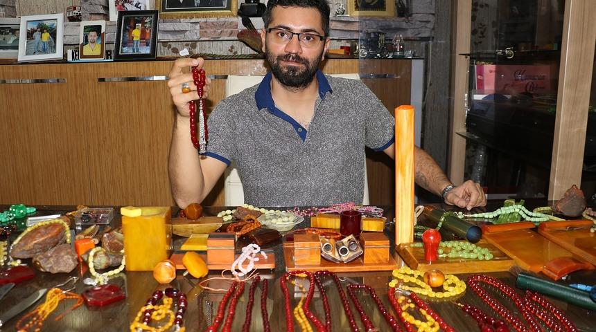 Diyarbakır'da 112 yıllık g&ouml;z kamaştıran tespih