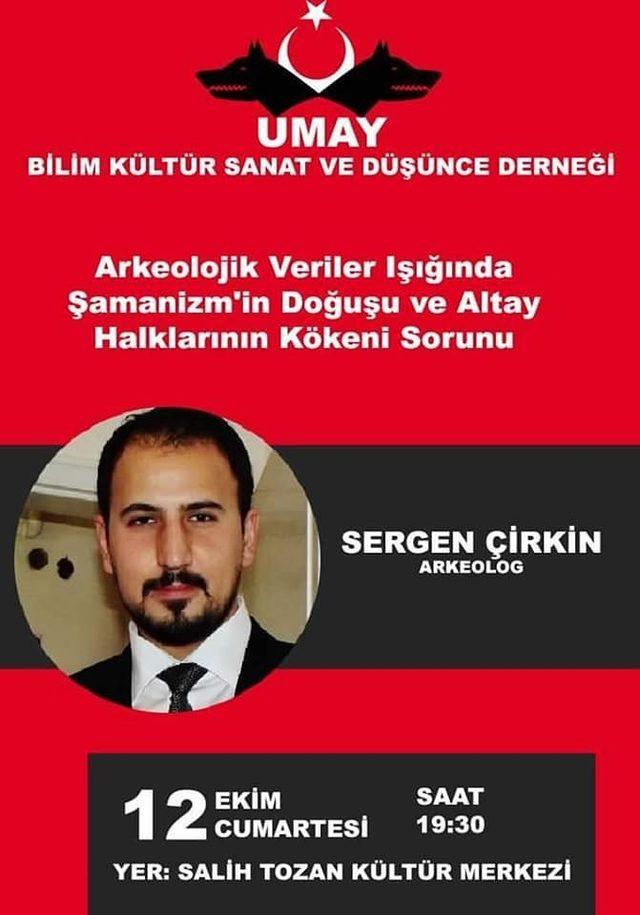 Arkeolog Sergen Çirkin’den Şamanizm konferansı