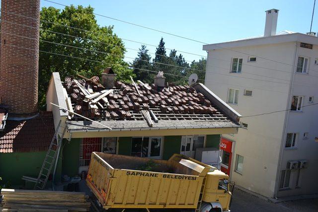 Şaphane’de Belediye aş evi yenileme çalışmaları devam ediyor