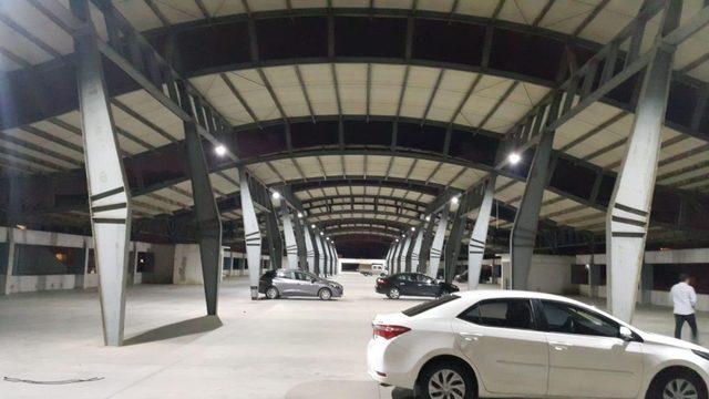 Nazilli Katlı Otopark’ın çatı katı ışıklandırıldı