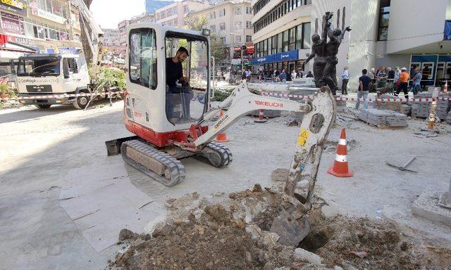 Kızılay bölgesini yenileme çalışmaları devam ediyor