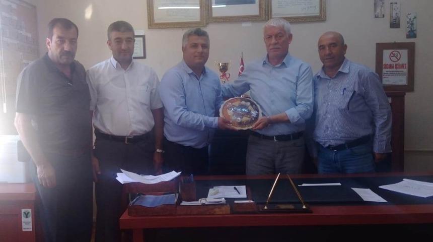 Esnaf odası başkanından ilçe tarım müdürüne ziyaret