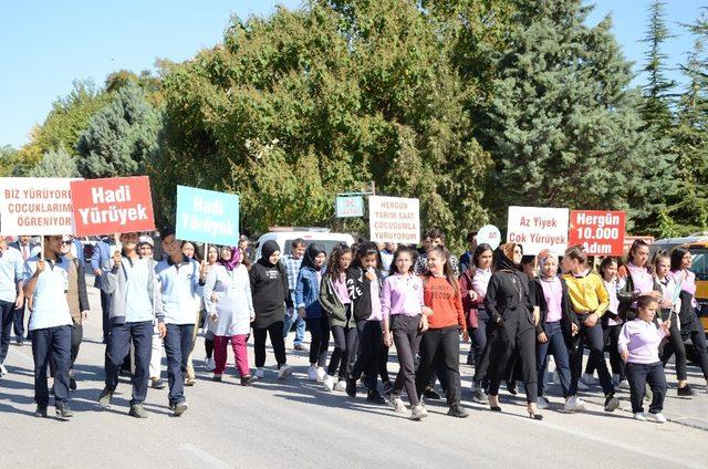 Darende’de sağlık için yürüyüş düzenlendi