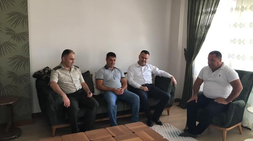 Kaymakam Otcu&rsquo;dan şehit ailelerine ziyaret