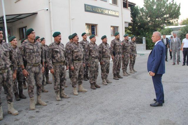 Geçici görevle Hakkari’ye giden Polisler için kurban kesildi