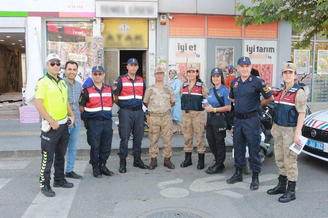 “Yaya güvenliğinin nöbetçisiyiz” kampanyası Adıyaman’da uygulandı