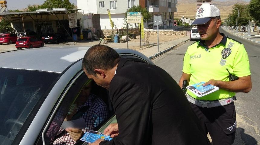 Gercüş’teki yaya geçitlerinde uygulama yapıldı