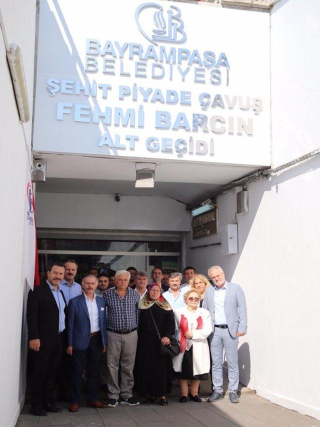 Bayrampaşalı şehidin ismi ölümsüzleşti