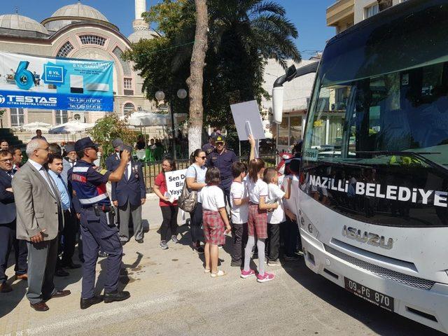 Nazilli’de  “Öncelik Hayatın, Öncelik Yayanın” etkinliği düzenlendi