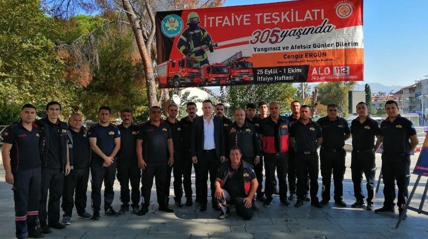 Alaşehir’de ’İtfaiye’ sergisine yoğun ilgi