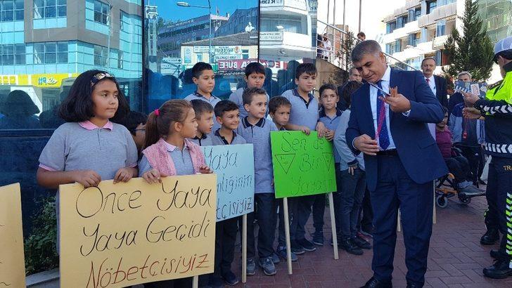 Karabük’te çocuklar “önce yaya” dedi G4