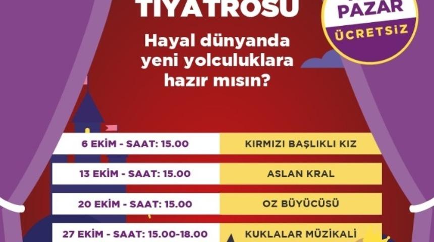 &Ccedil;ocuk Tiyatroları 39 Burda AVM&rsquo;de