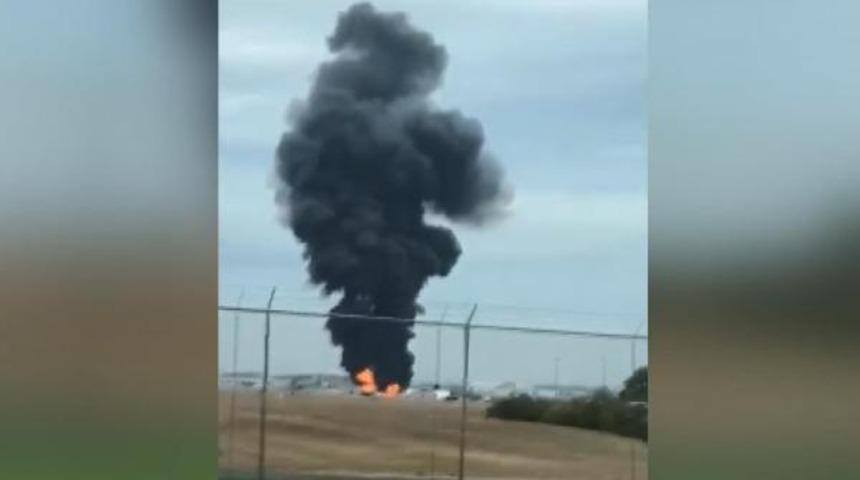 ABD’de İkinci Dünya Savaşı’ndan kalma uçak düştü: 8 yaralı